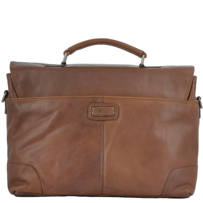Ashwood Leather Elliot Tan Briefcase