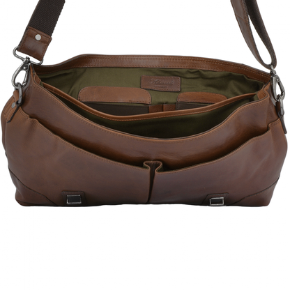 Ashwood Leather Elliot Tan Briefcase