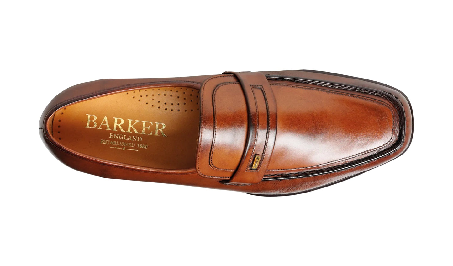 Barker 313747 Wesley Chestnut Calf G Fit Loafers