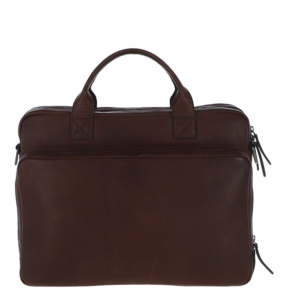 Ashwood Leather Laptop Business Rucksack - Brown